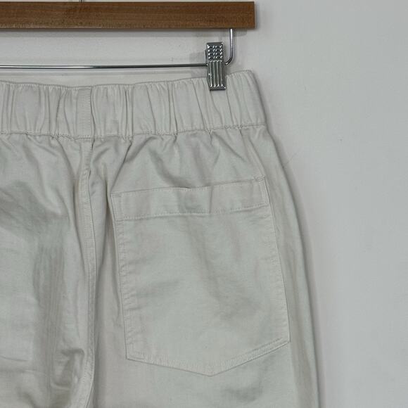 NWT BUCK MASON Women's Herringbone Twill Utility Pull On Pants Size S Natural - Picture 10 of 16
